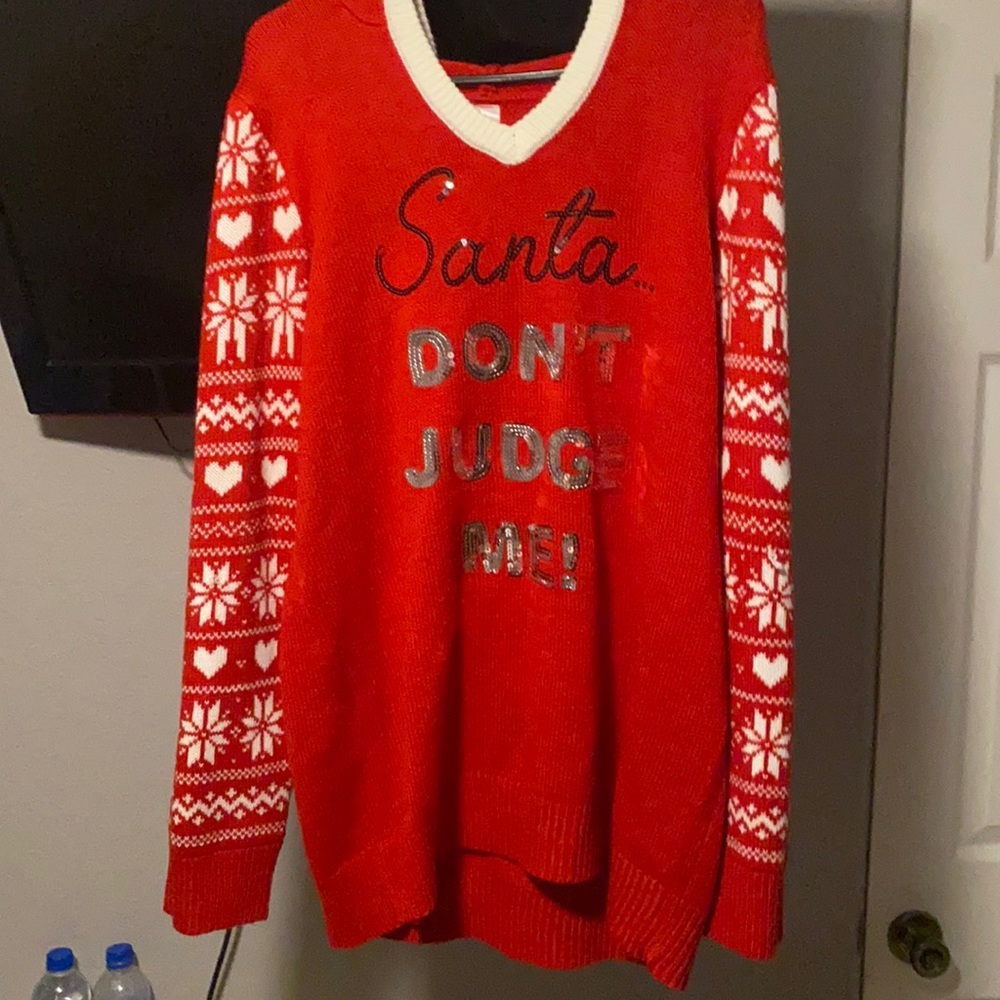 Christmas long sleeve sweater